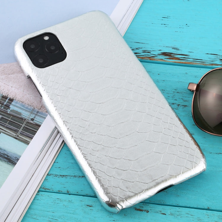 For iPhone 11 Pro Max Snakeskin Texture Paste Skin PC Protective Case