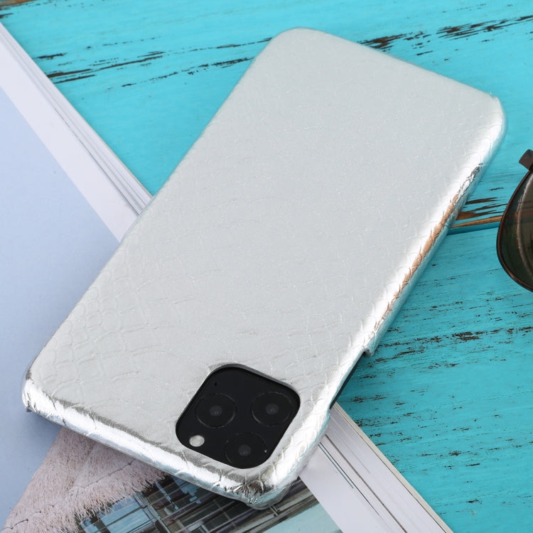 For iPhone 11 Pro Max Snakeskin Texture Paste Skin PC Protective Case