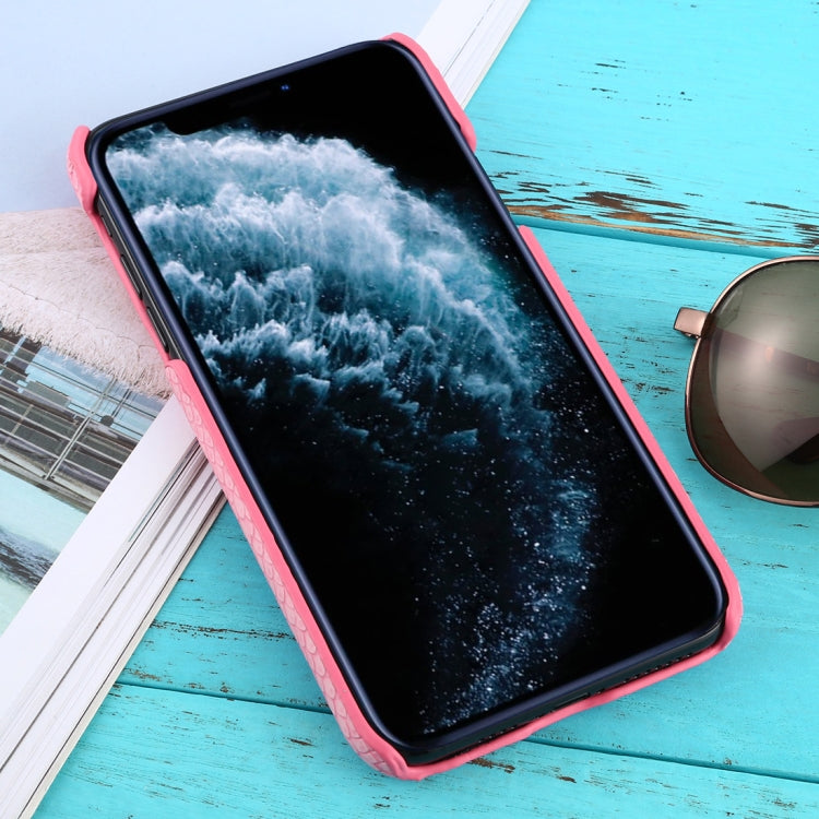 For iPhone 11 Pro Max Snakeskin Texture Paste Skin PC Protective Case