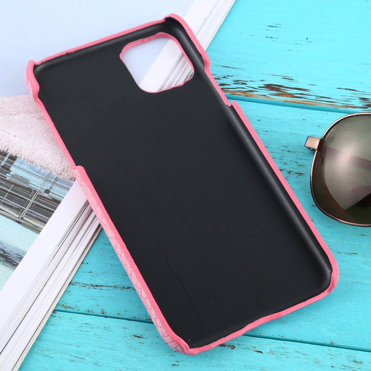 For iPhone 11 Pro Max Snakeskin Texture Paste Skin PC Protective Case