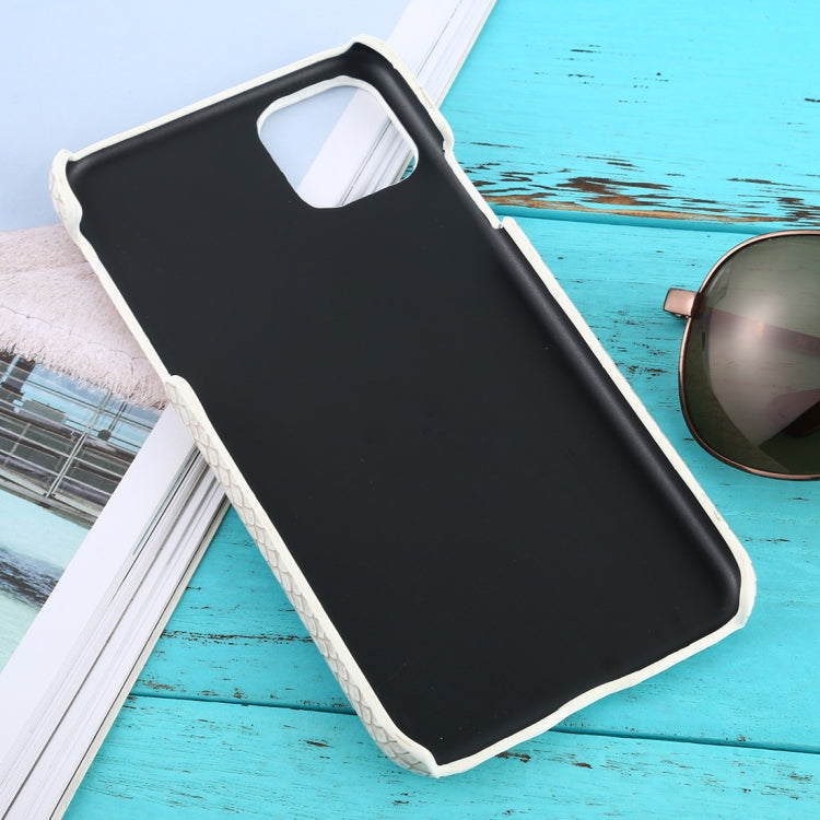 For iPhone 11 Pro Max Snakeskin Texture Paste Skin PC Protective Case