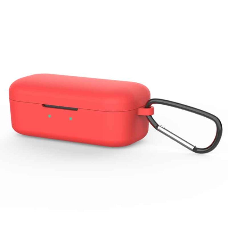 Pure Color Silicone Earphone Protective Case for QCY T5, with Hanging Buckle