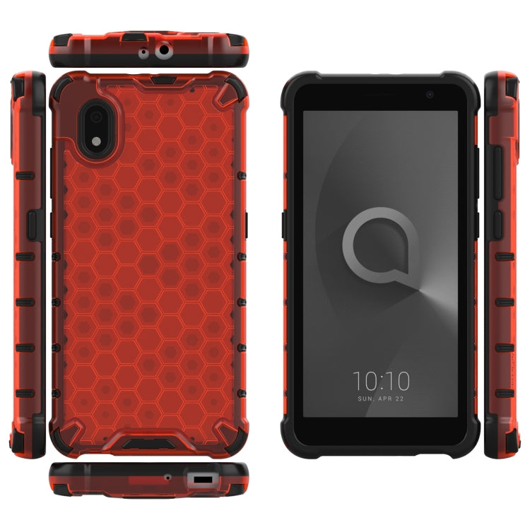 For Alcatel 1B (2020) Shockproof Honeycomb PC + TPU Case
