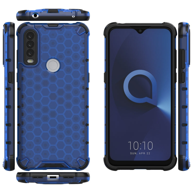 For Alcatel 1S (2020) Shockproof Honeycomb PC + TPU Case