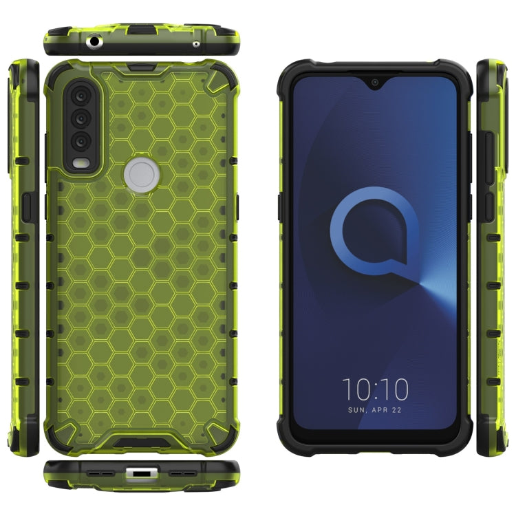 For Alcatel 1S (2020) Shockproof Honeycomb PC + TPU Case
