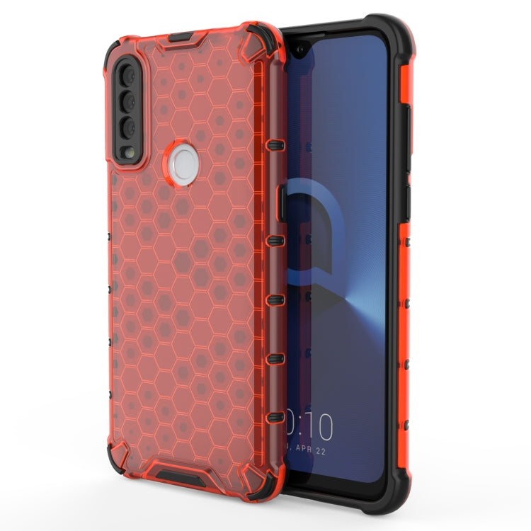 For Alcatel 1S (2020) Shockproof Honeycomb PC + TPU Case