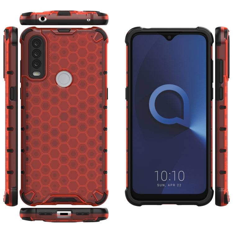 For Alcatel 1S (2020) Shockproof Honeycomb PC + TPU Case