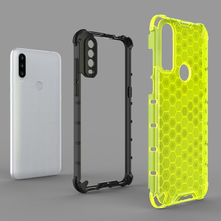 For Alcatel 1S (2020) Shockproof Honeycomb PC + TPU Case