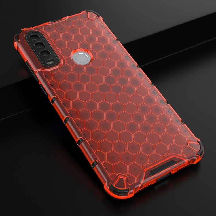 For Alcatel 1S (2020) Shockproof Honeycomb PC + TPU Case