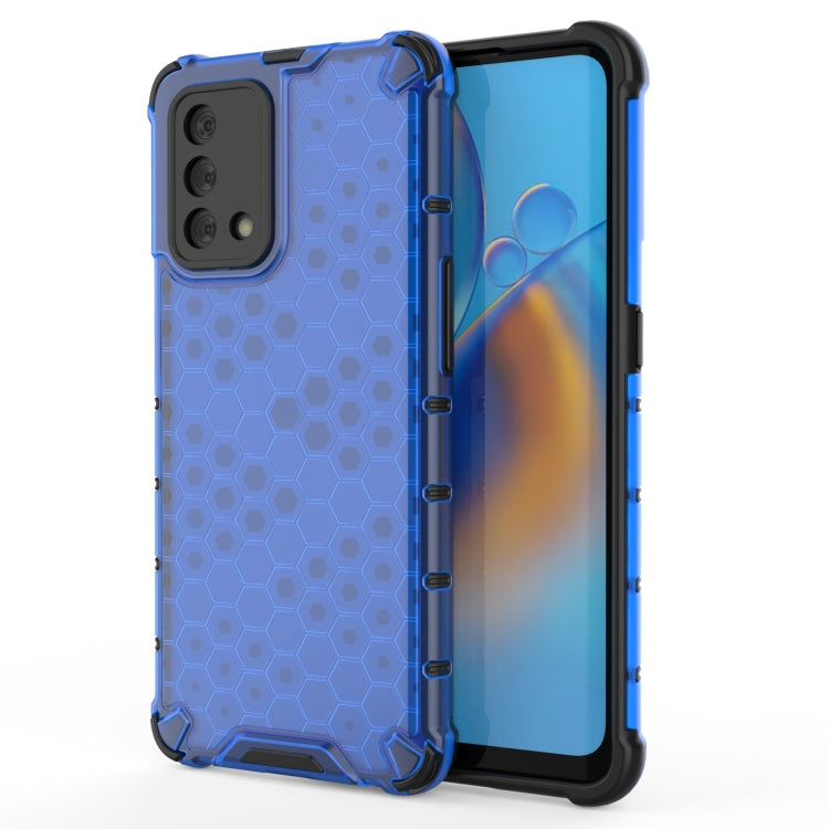 For OPPO A74 4G Shockproof Honeycomb PC + TPU Case