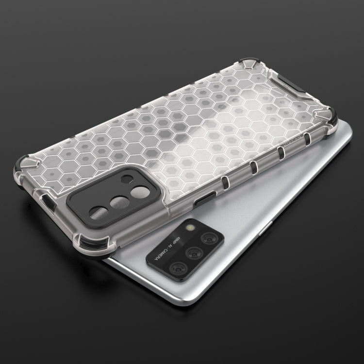 For OPPO A74 4G Shockproof Honeycomb PC + TPU Case