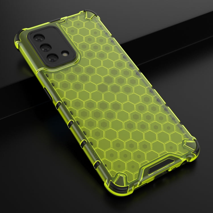 For OPPO A74 4G Shockproof Honeycomb PC + TPU Case