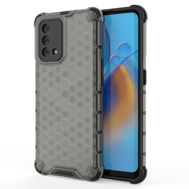 For OPPO A74 4G Shockproof Honeycomb PC + TPU Case