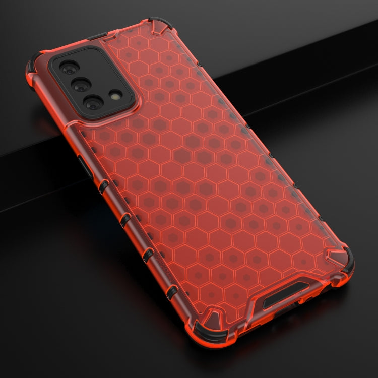 For OPPO A74 4G Shockproof Honeycomb PC + TPU Case
