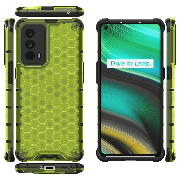For OPPO Realme X7 Pro Ultra Shockproof Honeycomb PC + TPU Case