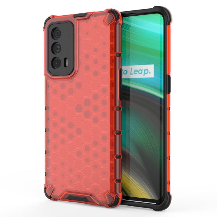 For OPPO Realme X7 Pro Ultra Shockproof Honeycomb PC + TPU Case