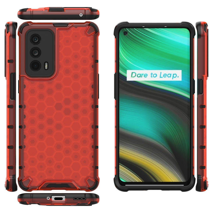 For OPPO Realme X7 Pro Ultra Shockproof Honeycomb PC + TPU Case