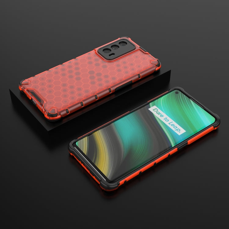 For OPPO Realme X7 Pro Ultra Shockproof Honeycomb PC + TPU Case