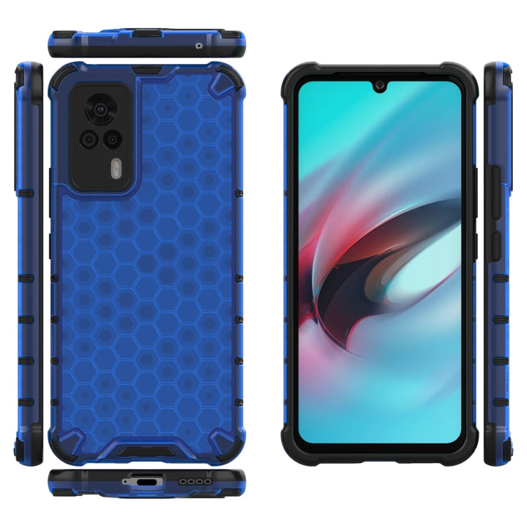 For vivo S9e Shockproof Honeycomb PC + TPU Case