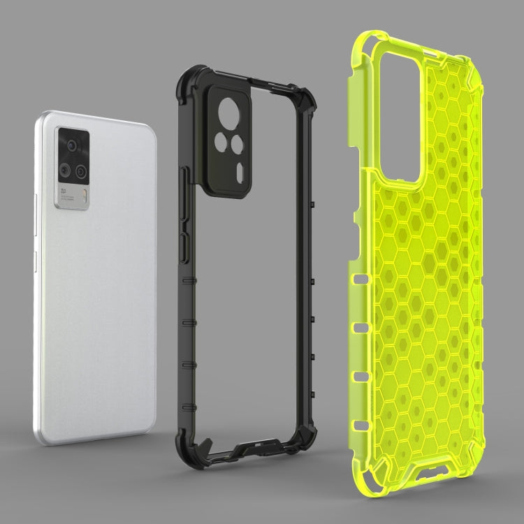For vivo S9e Shockproof Honeycomb PC + TPU Case