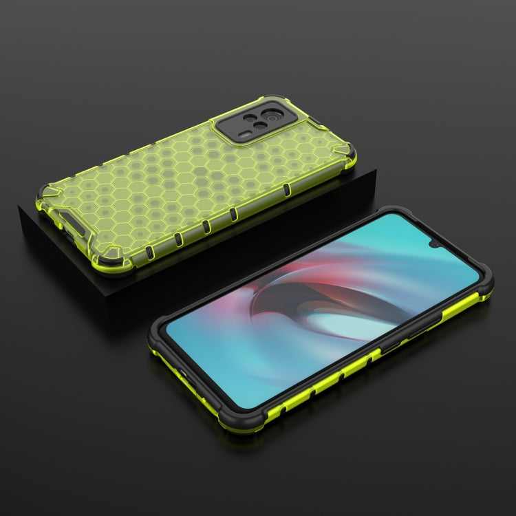 For vivo S9e Shockproof Honeycomb PC + TPU Case