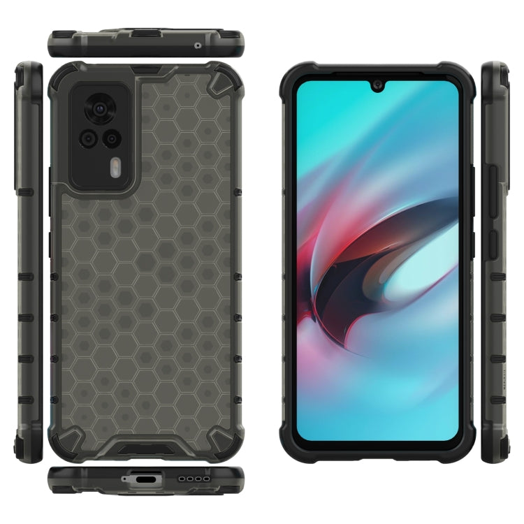 For vivo S9e Shockproof Honeycomb PC + TPU Case