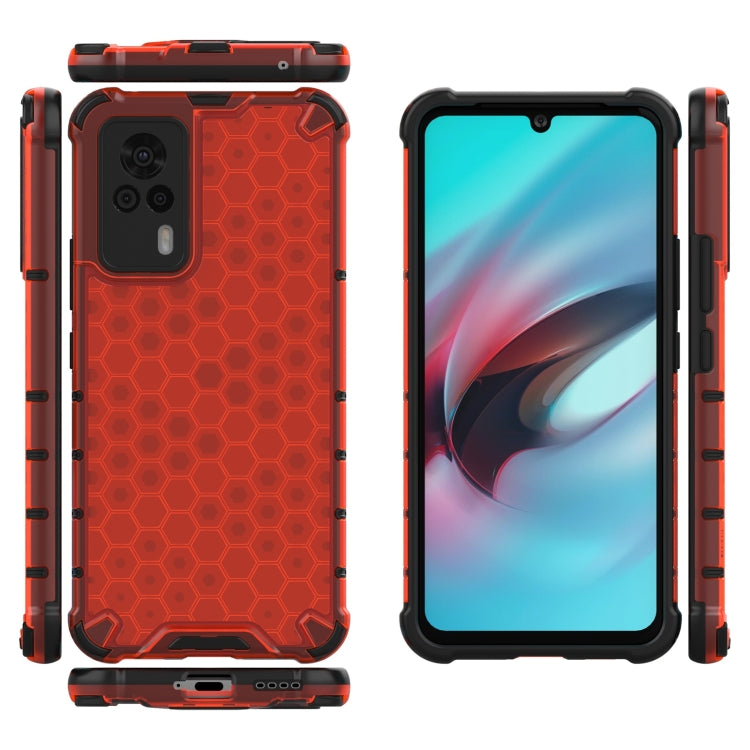 For vivo S9e Shockproof Honeycomb PC + TPU Case