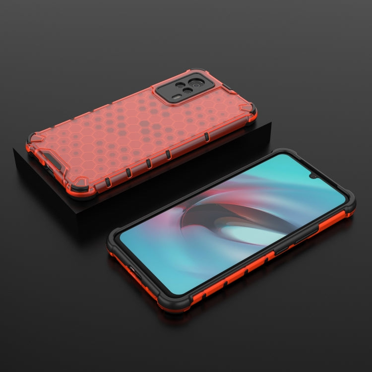 For vivo S9e Shockproof Honeycomb PC + TPU Case