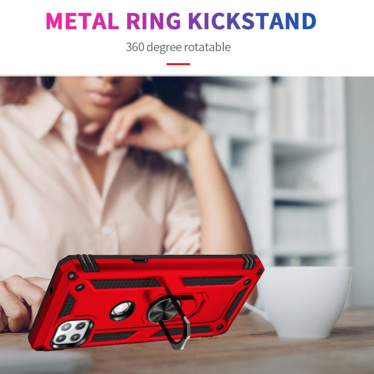 For Motorola Moto One 5G Ace Shockproof TPU + PC Protective Case with 360 Degree Rotating Holder