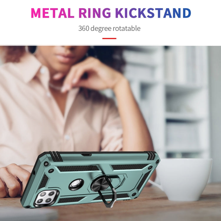 For Motorola Moto One 5G Ace Shockproof TPU + PC Protective Case with 360 Degree Rotating Holder