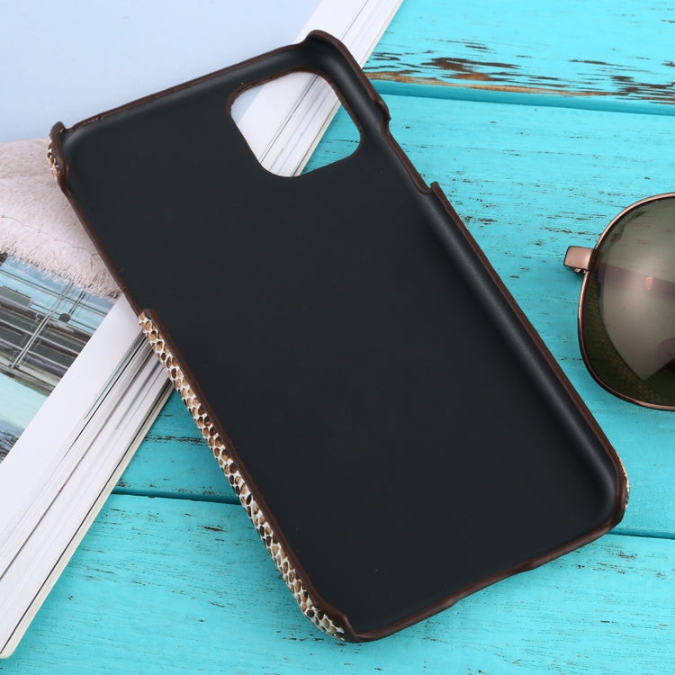 For iPhone 11 Snakeskin Pattern Paste Skin Protective Case