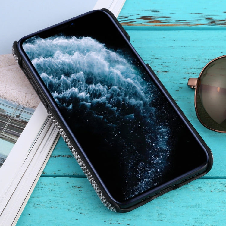 For iPhone 11 Pro Snakeskin Pattern Paste Skin Protective Case