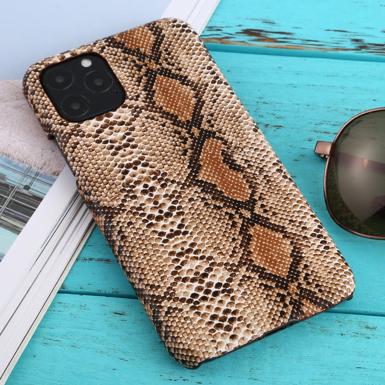 For iPhone 11 Pro Snakeskin Pattern Paste Skin Protective Case