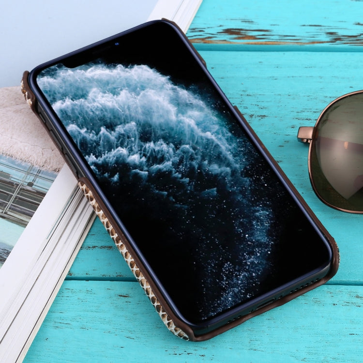 For iPhone 11 Pro Snakeskin Pattern Paste Skin Protective Case