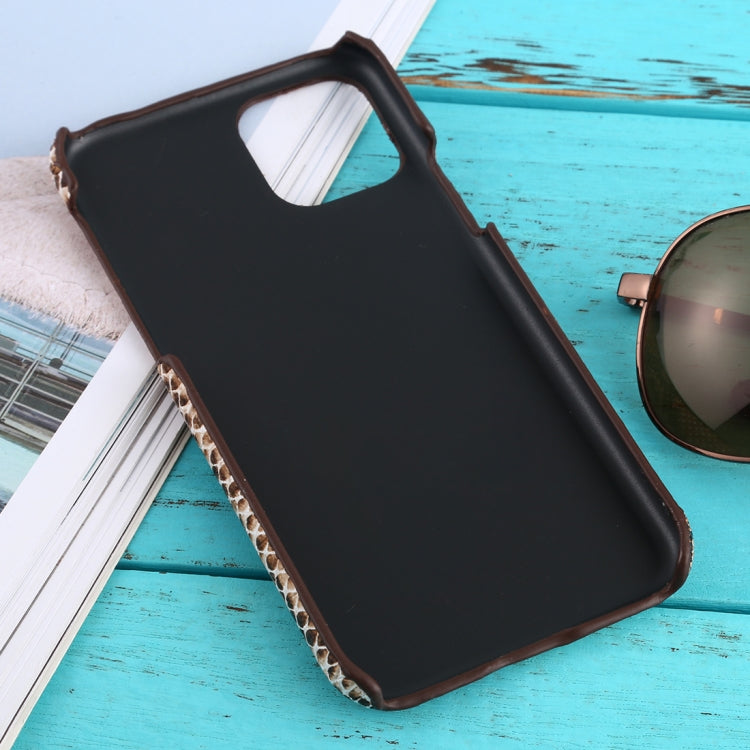 For iPhone 11 Pro Snakeskin Pattern Paste Skin Protective Case