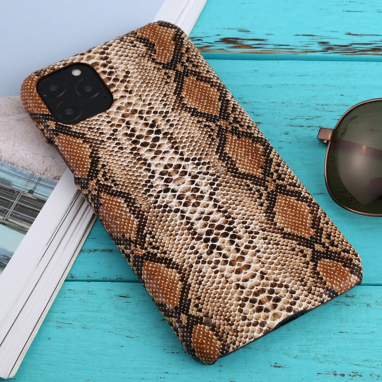 For iPhone 11 Pro Max Snakeskin Pattern Paste Skin Protective Case