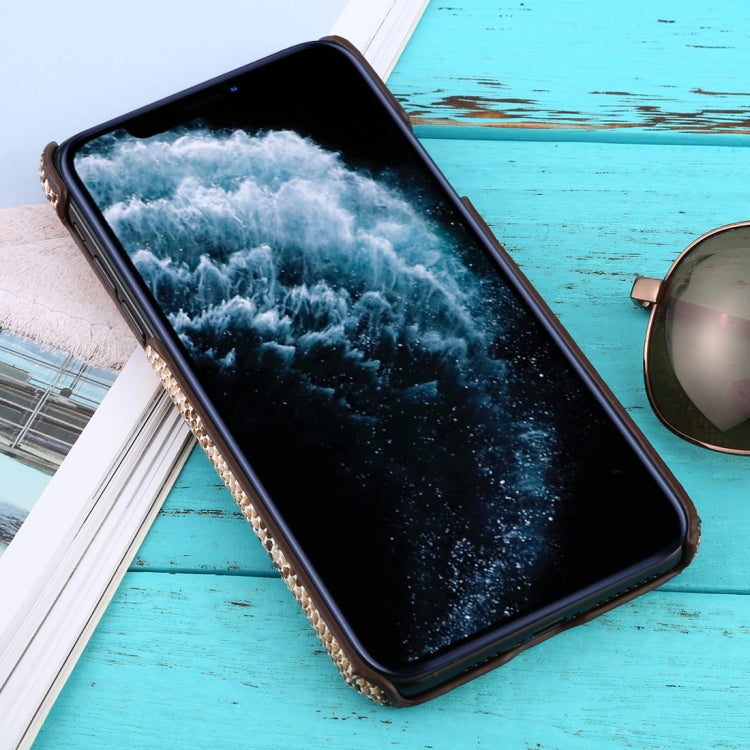 For iPhone 11 Pro Max Snakeskin Pattern Paste Skin Protective Case