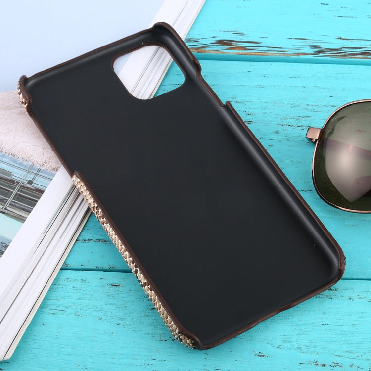 For iPhone 11 Pro Max Snakeskin Pattern Paste Skin Protective Case