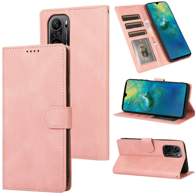 For Xiaomi Redmi K40 Pro Fantasy Classic Skin-feel Calfskin Texture Magnetic Buckle Horizontal Flip PU Leather Case with Holder & Card Slot & Wallet