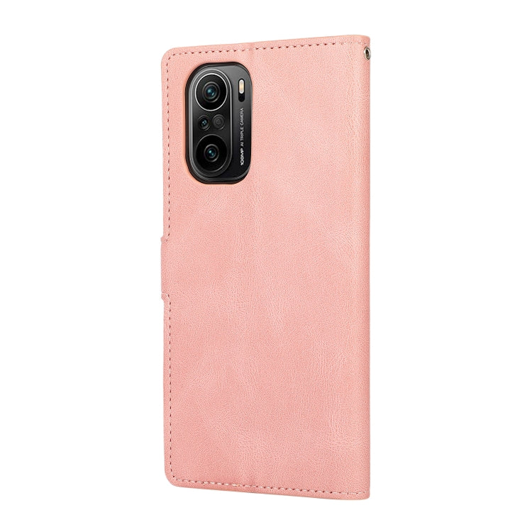 For Xiaomi Redmi K40 Pro Fantasy Classic Skin-feel Calfskin Texture Magnetic Buckle Horizontal Flip PU Leather Case with Holder & Card Slot & Wallet