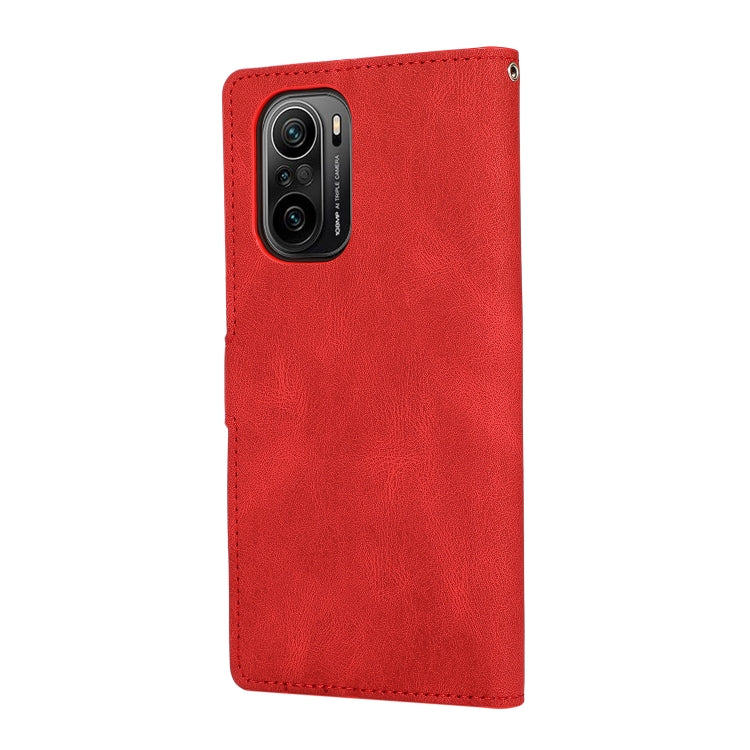 For Xiaomi Redmi K40 Pro Fantasy Classic Skin-feel Calfskin Texture Magnetic Buckle Horizontal Flip PU Leather Case with Holder & Card Slot & Wallet