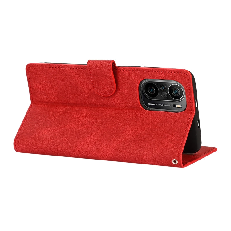 For Xiaomi Redmi K40 Pro Fantasy Classic Skin-feel Calfskin Texture Magnetic Buckle Horizontal Flip PU Leather Case with Holder & Card Slot & Wallet