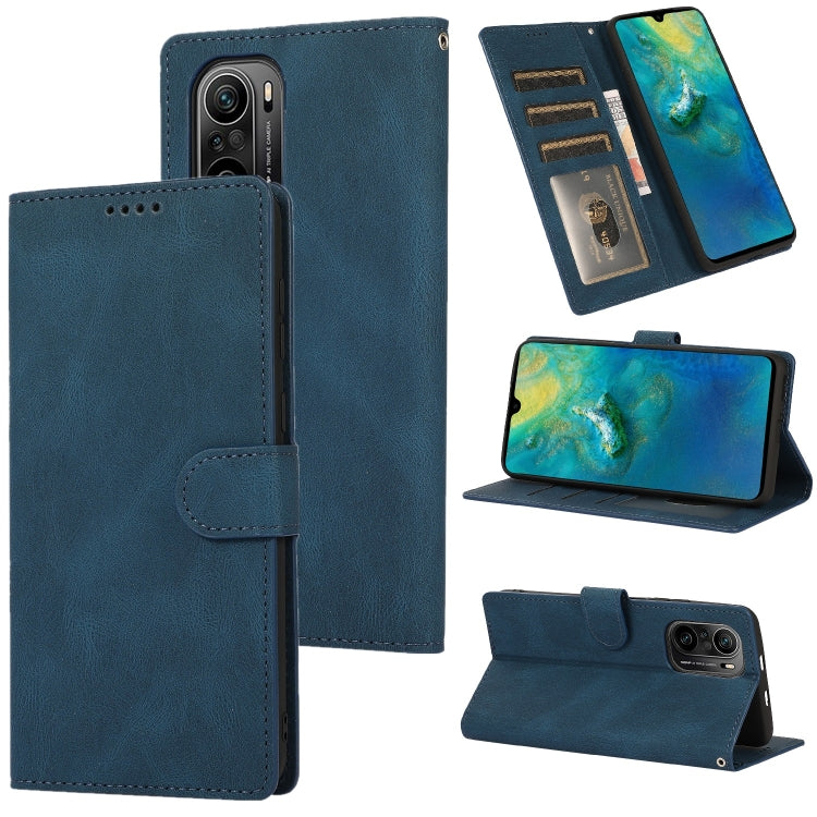 For Xiaomi Redmi K40 Pro Fantasy Classic Skin-feel Calfskin Texture Magnetic Buckle Horizontal Flip PU Leather Case with Holder & Card Slot & Wallet