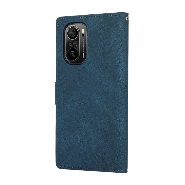 For Xiaomi Redmi K40 Pro Fantasy Classic Skin-feel Calfskin Texture Magnetic Buckle Horizontal Flip PU Leather Case with Holder & Card Slot & Wallet