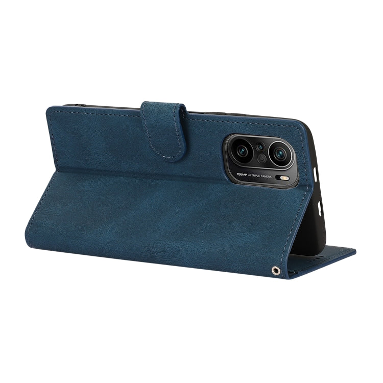 For Xiaomi Redmi K40 Pro Fantasy Classic Skin-feel Calfskin Texture Magnetic Buckle Horizontal Flip PU Leather Case with Holder & Card Slot & Wallet