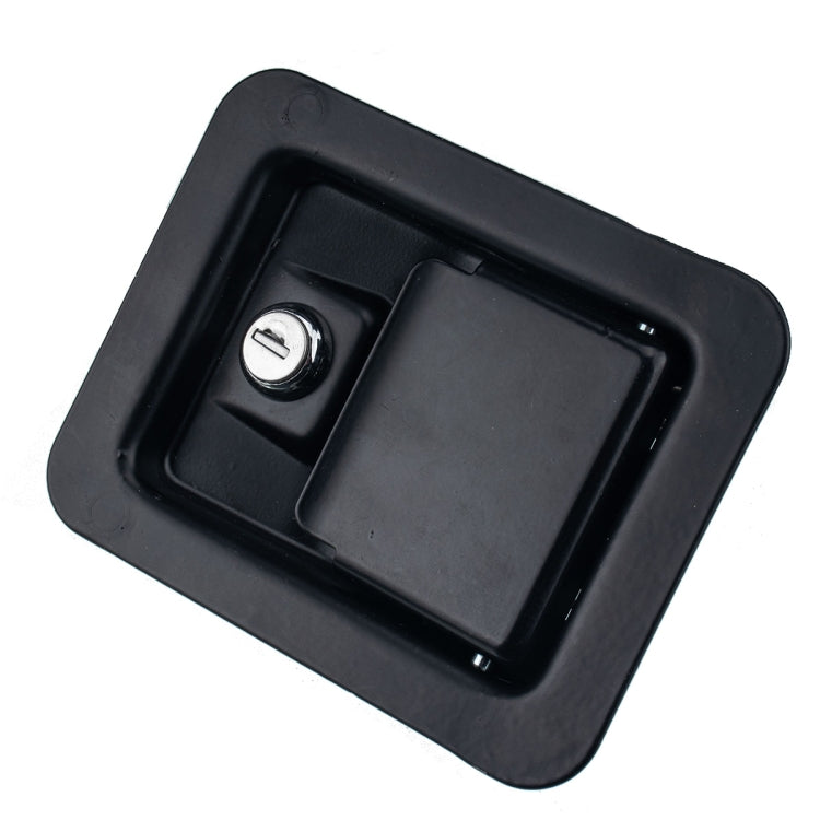 A2931 Black Paddle Entry Door Latch & Keys Tool Box for Trailer / Yacht / Truck