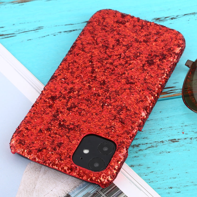 For iPhone 11 Shockproof Glitter Powder PC Protective Case