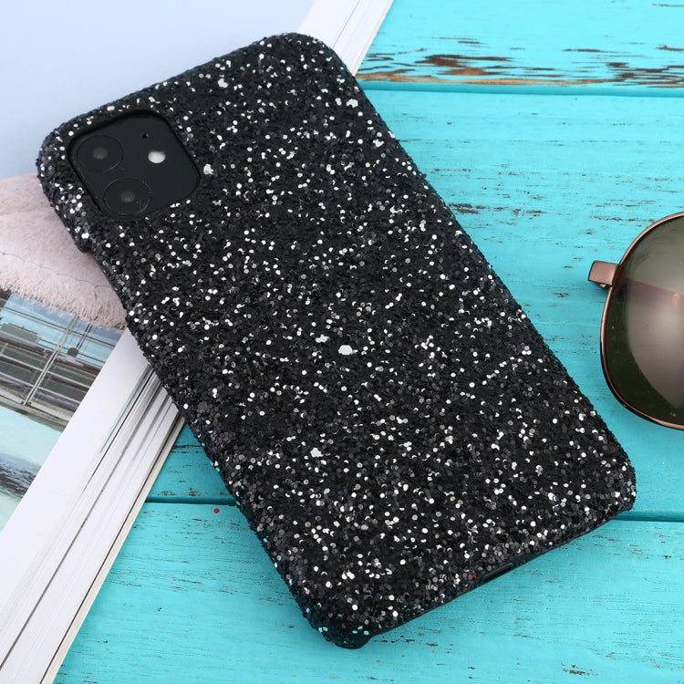 For iPhone 11 Shockproof Glitter Powder PC Protective Case