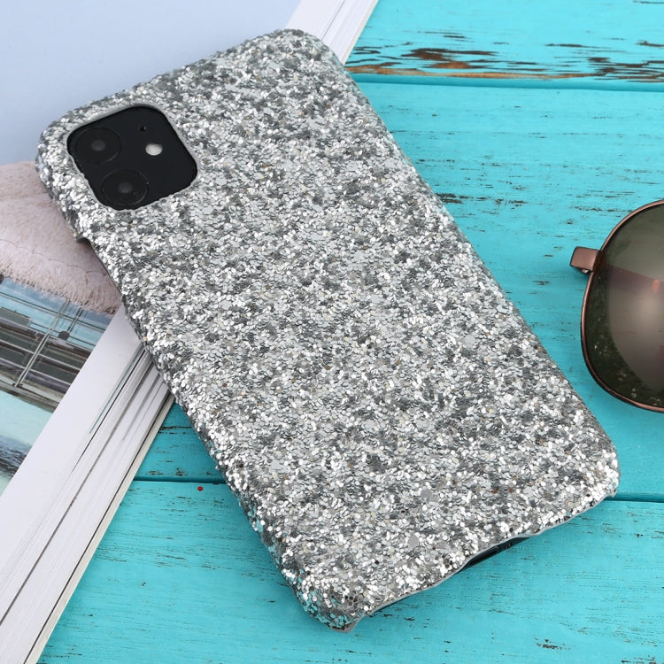 For iPhone 11 Shockproof Glitter Powder PC Protective Case