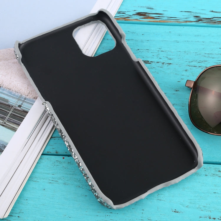 For iPhone 11 Shockproof Glitter Powder PC Protective Case